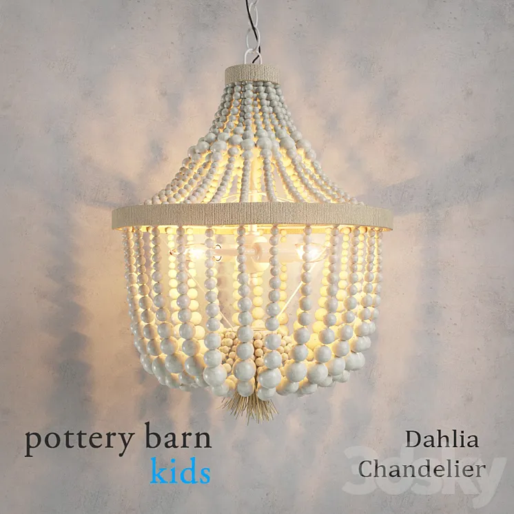 Pottery Barn Kids Dahlia Chandelier 3DS Max