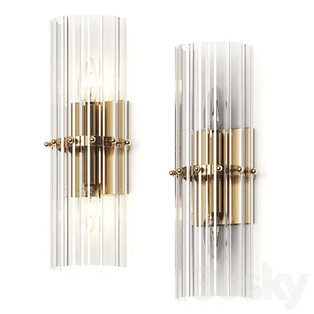 Pottery Barn Mallory Wall Lamp 3ds Max