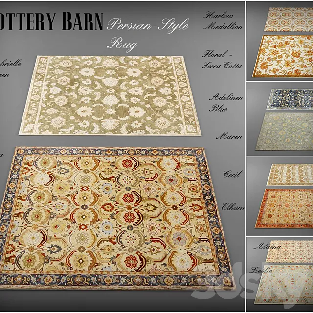 Pottery Barn “Persian Style” 3ds Max