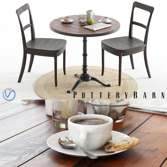 Pottery Barn Rae Cline 3dsMax Model