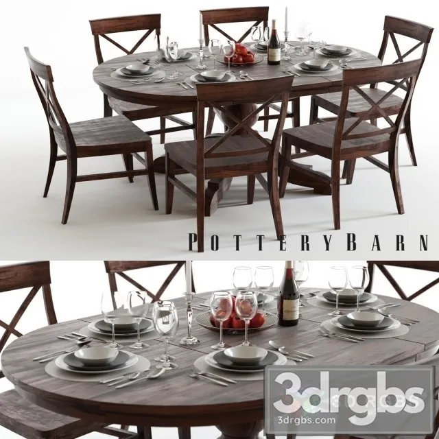 Pottery Barn Sumner and Aaron 3dsmax Download