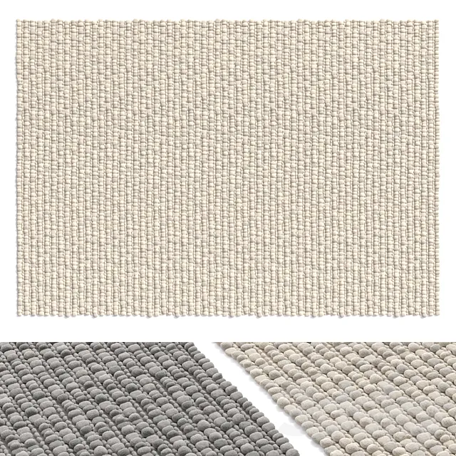 Pottery Barn Wool Rug 3ds Max