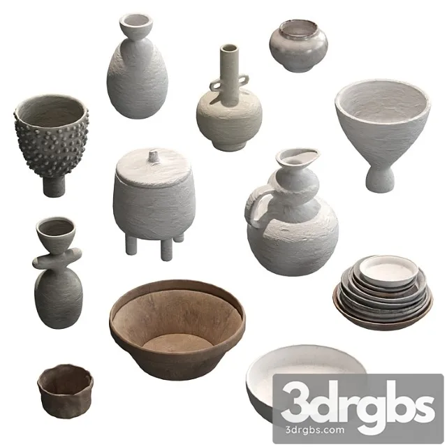 Pottery set v1 3dsmax Download