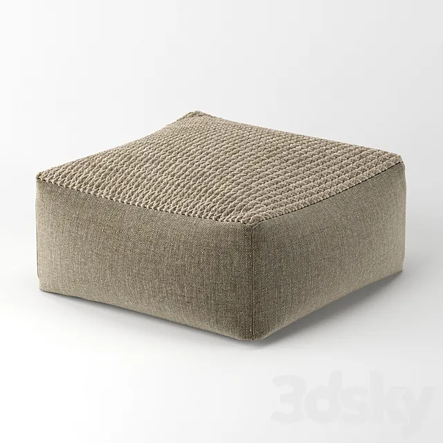 pouf 3DS Max Model