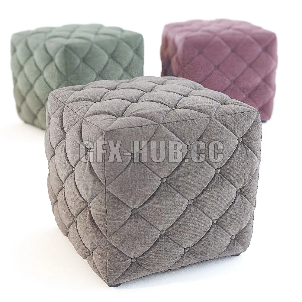 Pouf 3dsMax Model