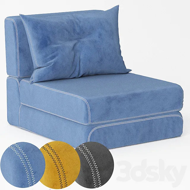 Pouf bed Arty I La Forma (ex Julia Grup) 3ds Max