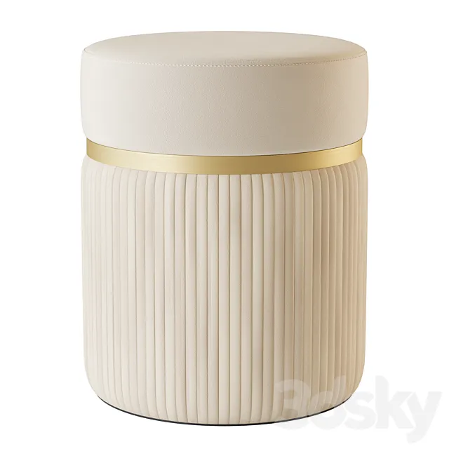 Pouf BERNIE 3ds Max