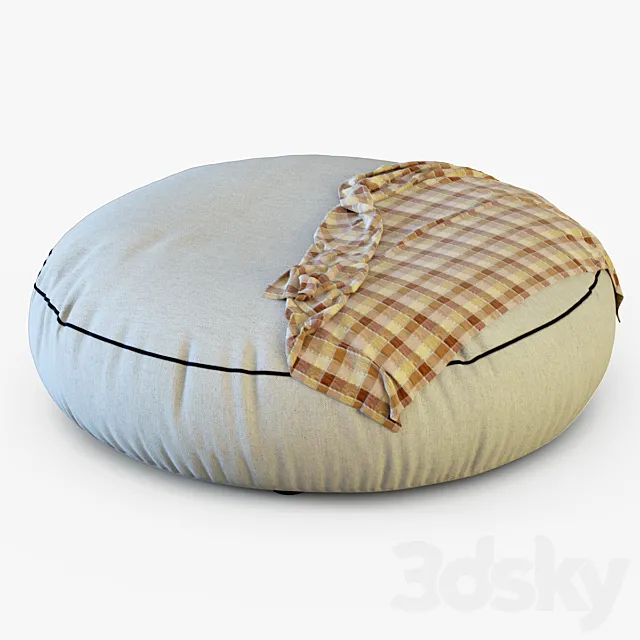 Pouf Elise 3DS Max Model