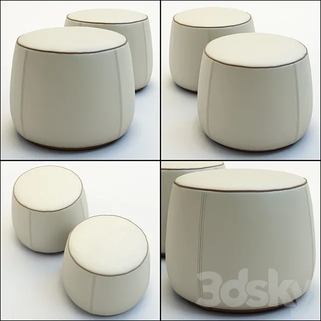 Pouf Grace Alf 3DS Max Model