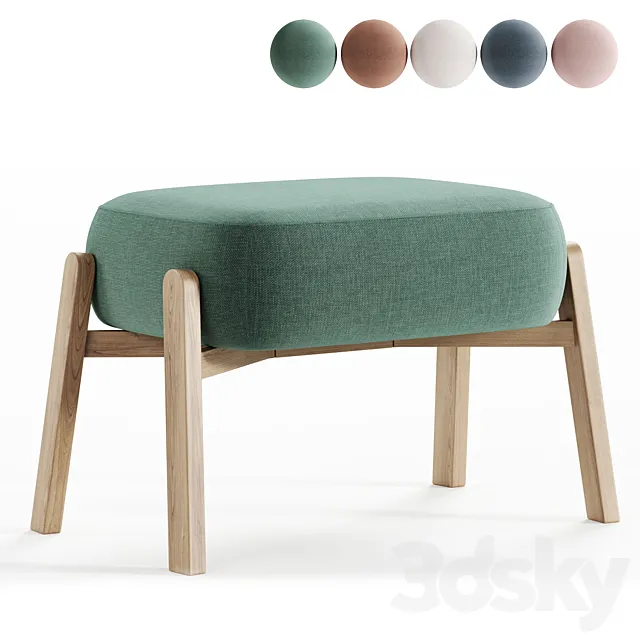 Pouf Hardy Soft Jungle 3ds Max