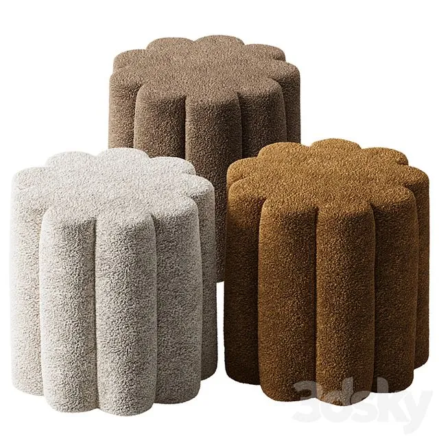 Pouf Justyna 3dsMax Model