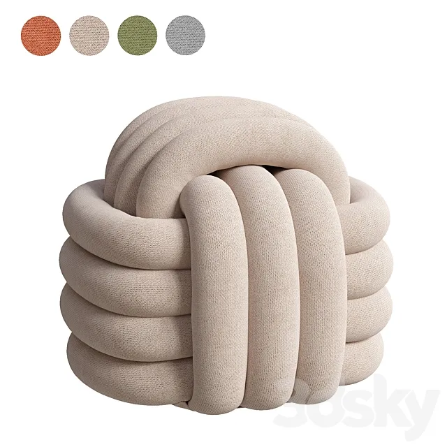 Pouf KNOT PUFAS 3ds Max