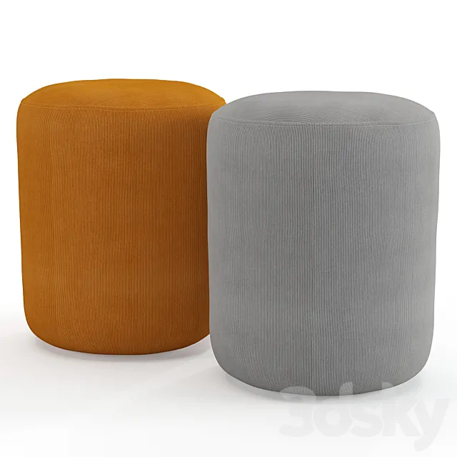 Pouf Lenou 3DS Max Model