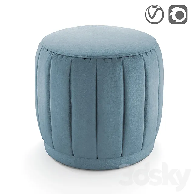 Pouf LEONE 3DS Max Model