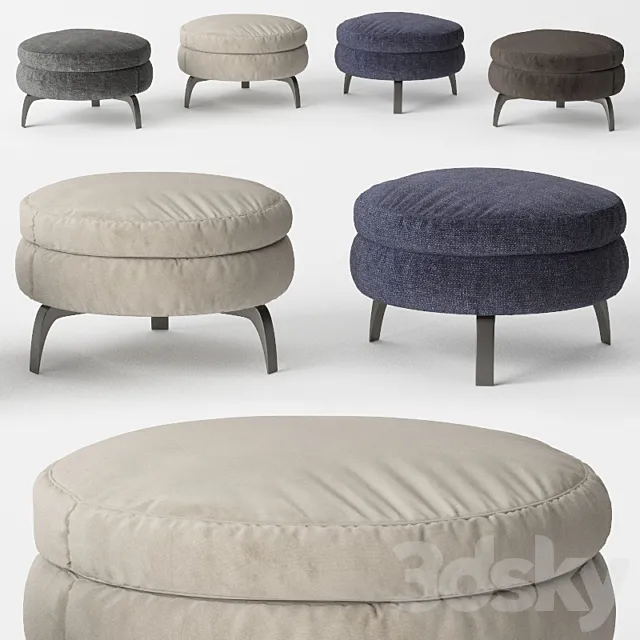 Pouf Minotti Denny 3ds Max