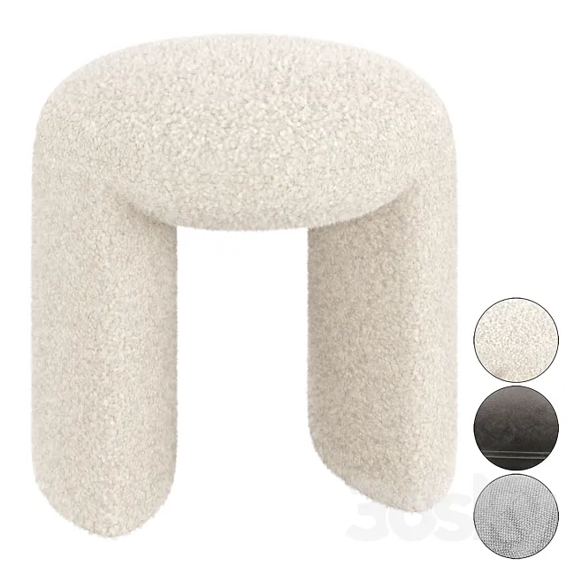 Pouf Nachii Teddy 3ds Max