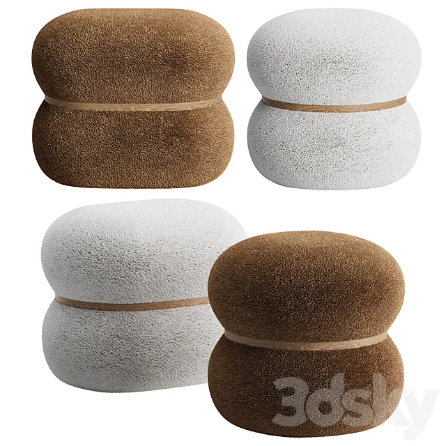 Pouf Polly 3DS Max Model