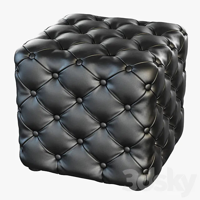 Pouf Porada Alcide 3DS Max Model