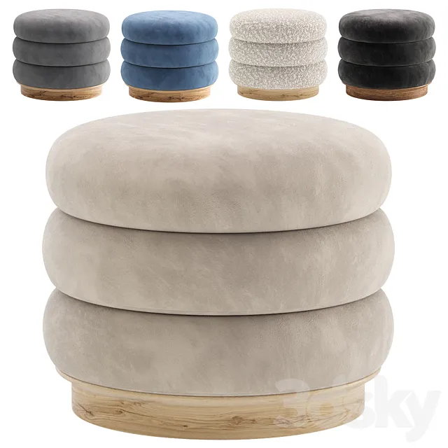 Pouf SELS by Cazarina Interiors_Пуф СЕЛС 3ds Max