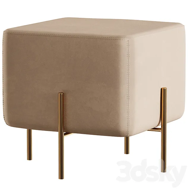 Pouf Teno by Cosmo 3ds Max