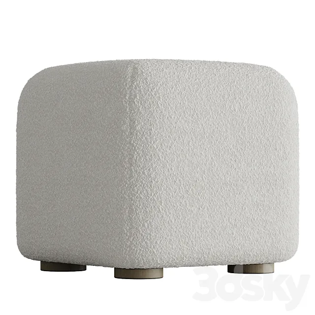 Pouf Troffel 3ds Max