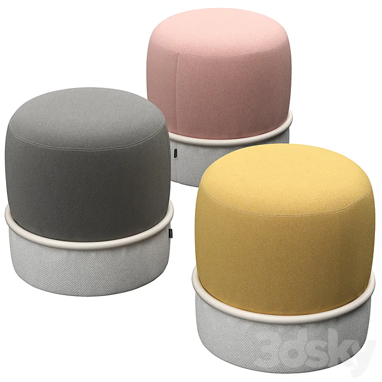 Pouffe Anell 3DS Max Model
