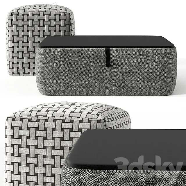 Pouffe Bonaldo Kubik 3DSMax File