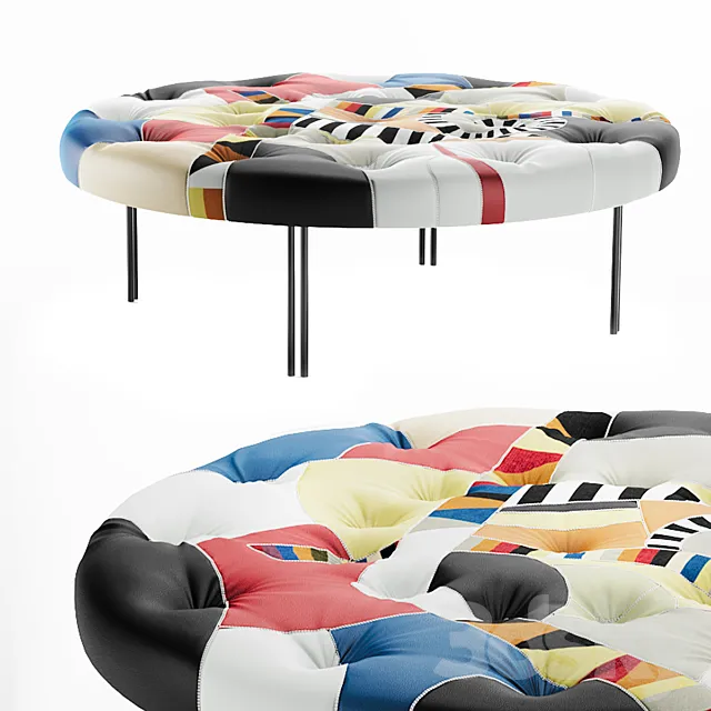 Pouffe IlLoft | POUFF PATCHWORK 110 3ds Max