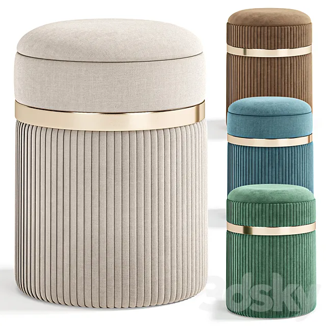 Pouffe Miranda by Inmyroom 3ds Max
