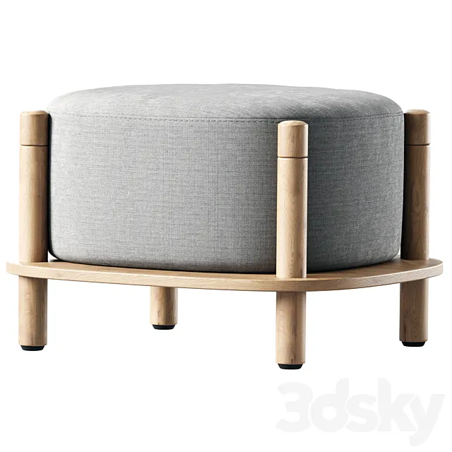 Pouffe Muse by cosmo 3ds Max
