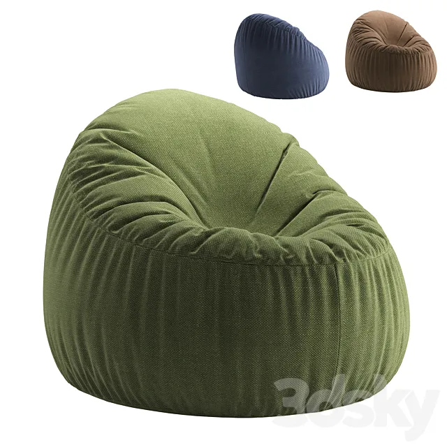 POUFS 03 3DS Max Model