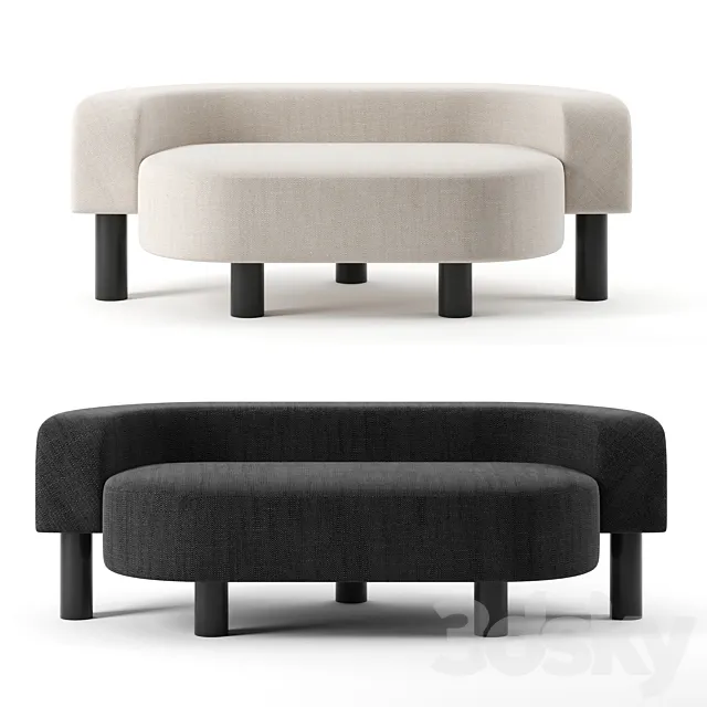 Pow sofa by Pulpo 3ds Max