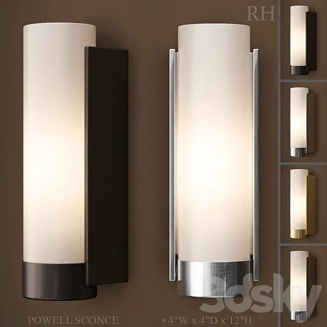 POWELL sCONCE 3DSMax File