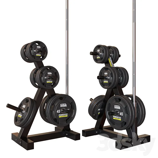 Powertec Weight Rack 3ds Max