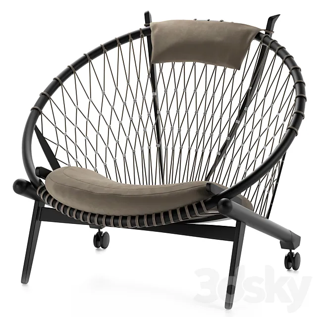PP Mobler pp130 The Circle Chair 3DSMax File