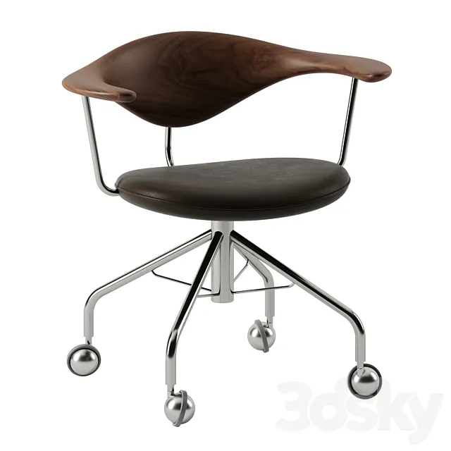 PP502 SWIVEL CHAIR by PP Mobler 3ds Max