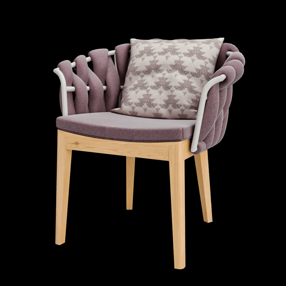 Pradex – Chair Wood 5 3ds Max