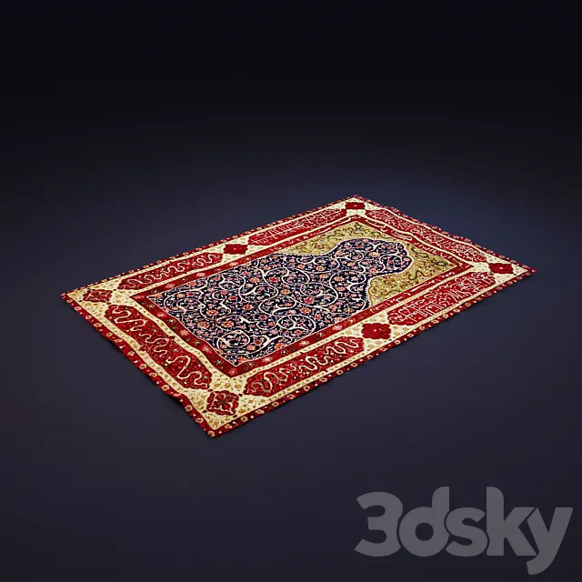 Prayer pad 3DS Max Model