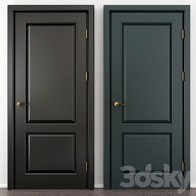 Premium door model 41 3ds Max