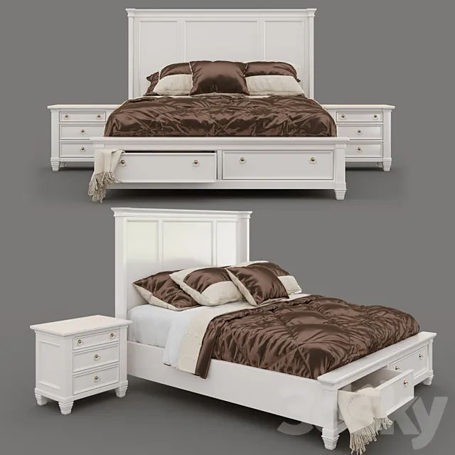 Prentice bed 3ds Max