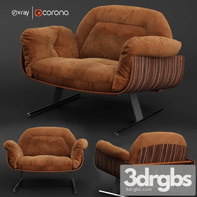 Presidencial Lounge Armchair 3dsmax Download