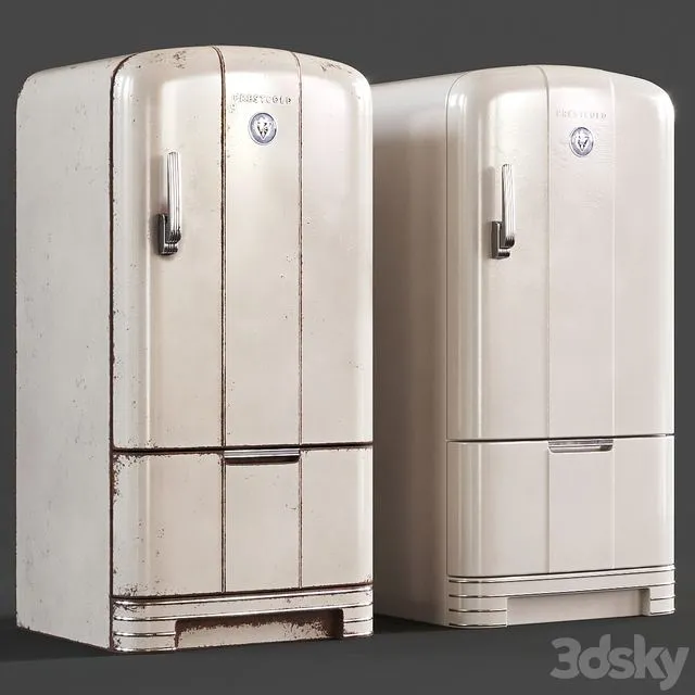 Prestcold Vintage Fridge 3dsMax Model