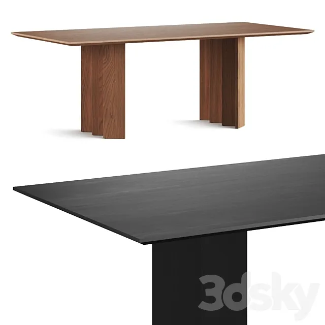 Prevalent Projects Zafal Dining Table 3ds Max