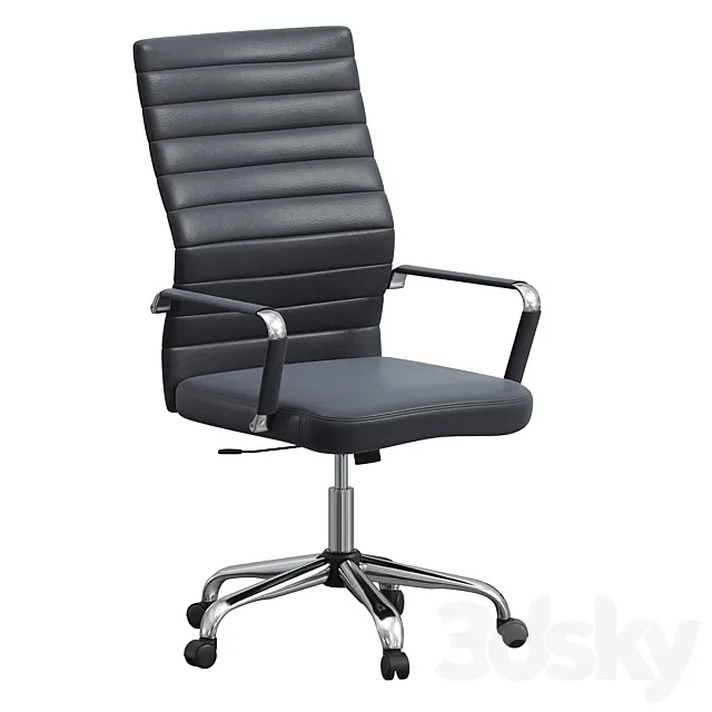 Primero Office Chair Black 3DS Max Model