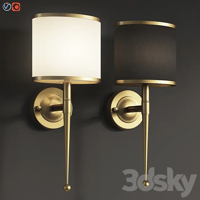 Primo Wall Light Gold 3DSMax File