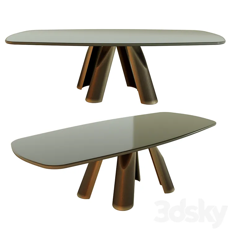 Prince dining table from the Italian brand Arketipo 3DS Max