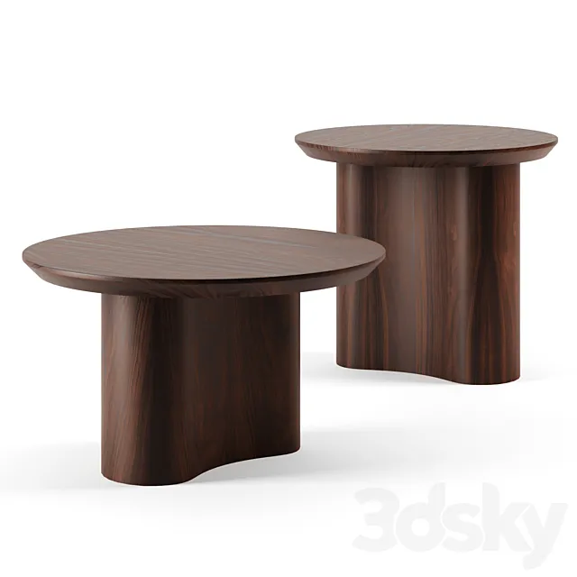 Prince side tables by Grazia & Co 3DS Max Model