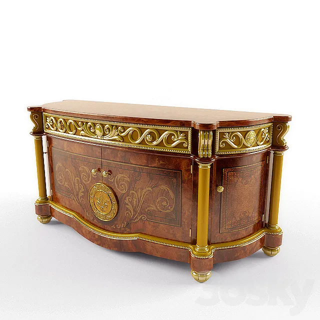 Principessa Commode 3ds Max