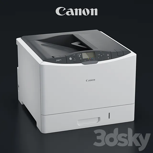 Printer Canon i-Sensys LBP7780Cx 3DS Max Model