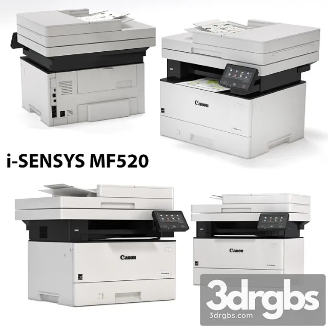Printer Canon I Sensys MF520 Multifunction Printer 3dsmax Download